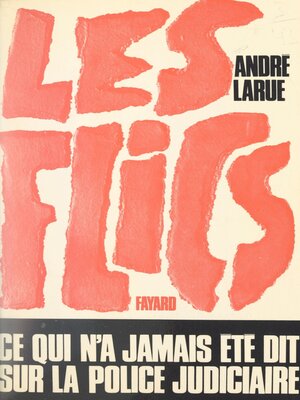 cover image of Les flics